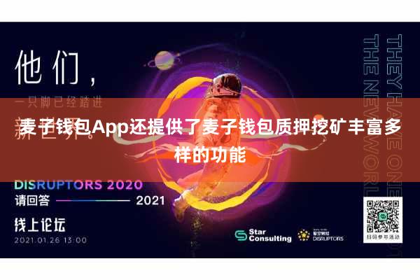 麦子钱包App还提供了麦子钱包质押挖矿丰富多样的功能