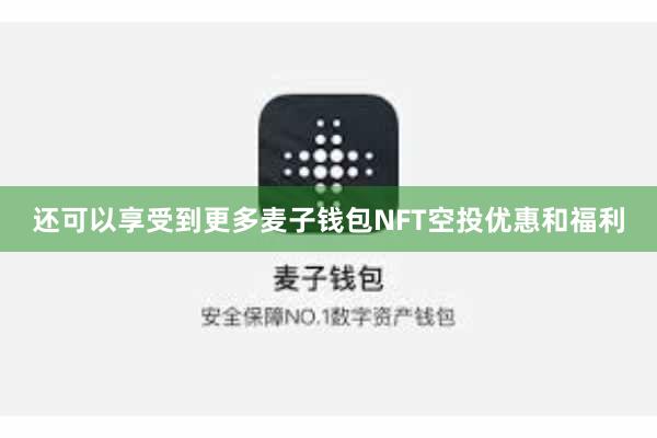 还可以享受到更多麦子钱包NFT空投优惠和福利