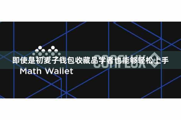 即使是初麦子钱包收藏品学者也能够轻松上手