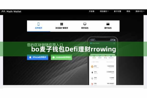 bo麦子钱包Defi理财rrowing