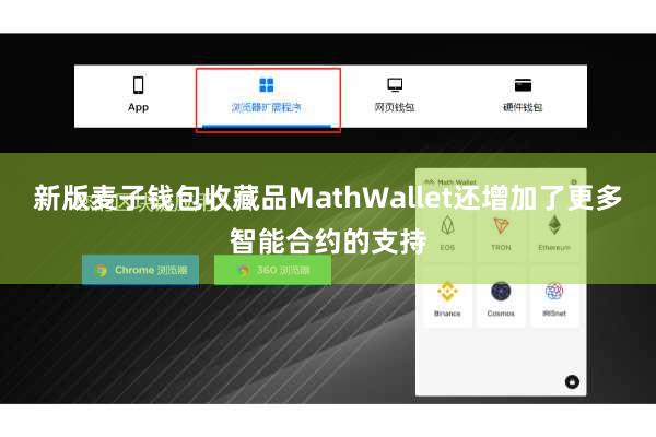 新版麦子钱包收藏品MathWallet还增加了更多智能合约的支持